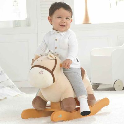 Baby mini wooden rocking horse (4)