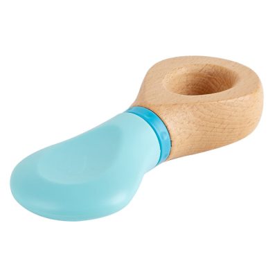 Classic style silicone wooden teething gel (5)