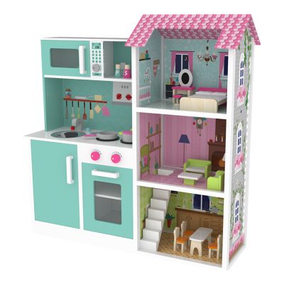 DIY Handmade Toy Wooden Doll House (5)