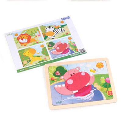 Early education baby wooden puzzle (3)