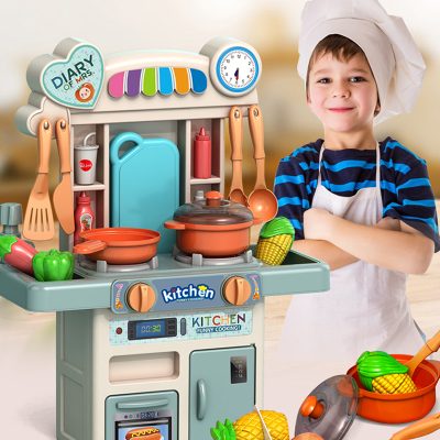 European style wooden children’s play kitchen (1)