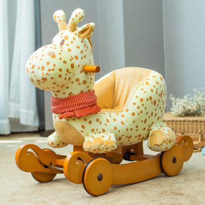 Fun toy wooden rocking horse (6)