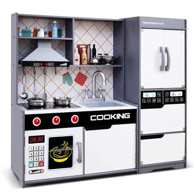 Girls role play interactive big toy kitchen (2)