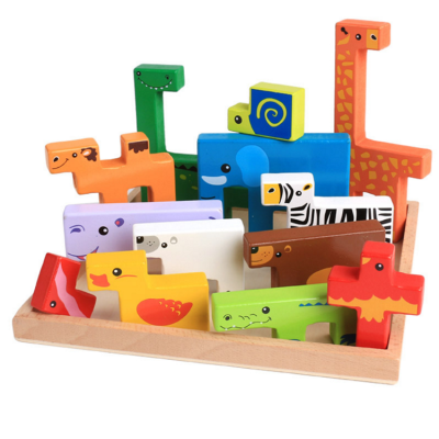 Handmade children’s toys wooden animals (4)