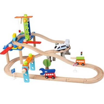 High quality simulated solid wood train (2)