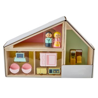 Mini cosplay wooden doll house (3)
