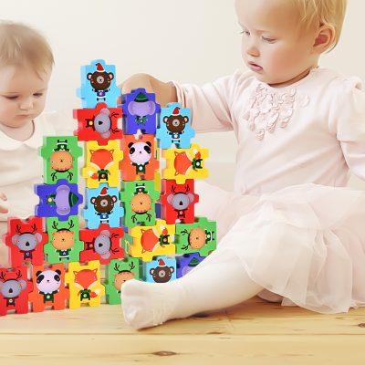 New children’s educational wooden building blocks (1)