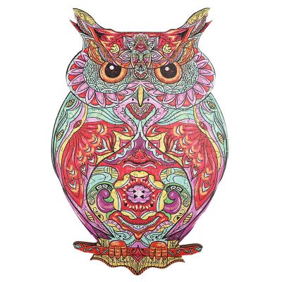 Popular custom owl wooden puzzle (4)
