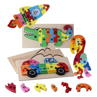 Sea animals 3d wooden puzzle (1)