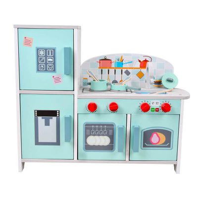 Simulation play wood kitchen set (1)