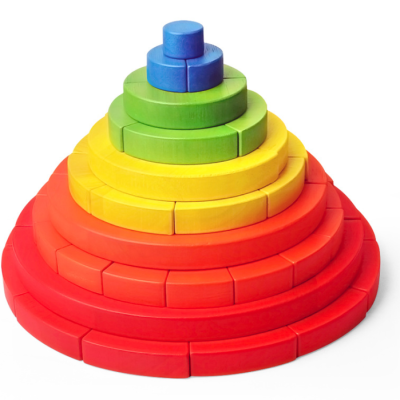 The latest full set of wooden rainbow (1)