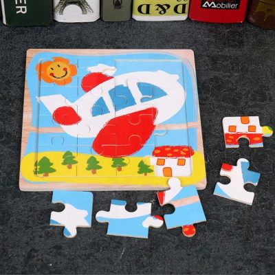 Various patterns boutique wooden puzzles (6)